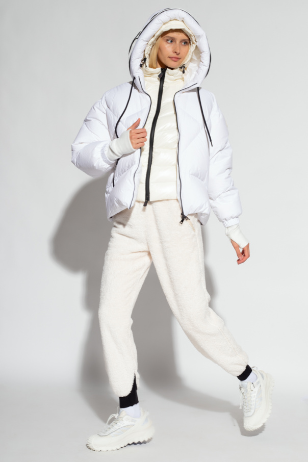MONCLER GRENOBLE リッフストッフトロストリンクトラウサ MONCLER (モンクレール) テープロゴ フード フルジップ ロング